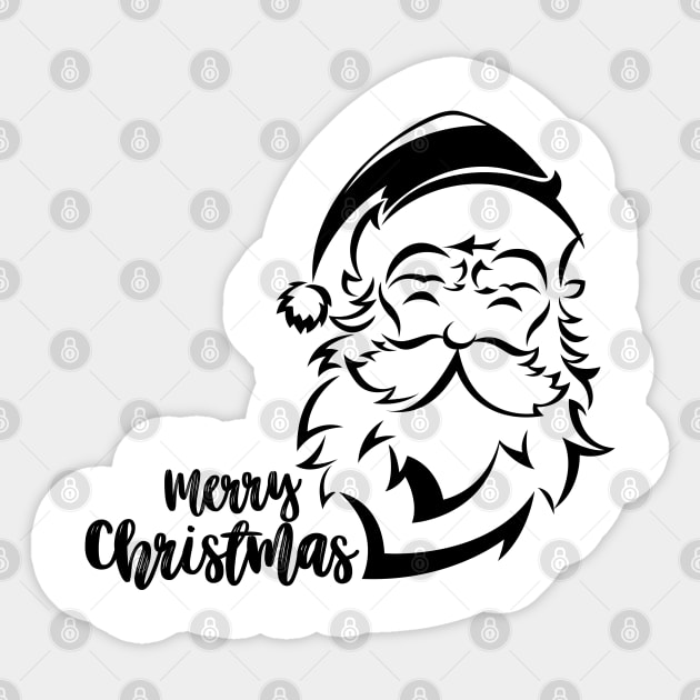 Santa Sticker by Whatastory